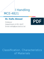 MCE-4821 Material Classifications Characteristics