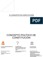 El concepto de Constitución