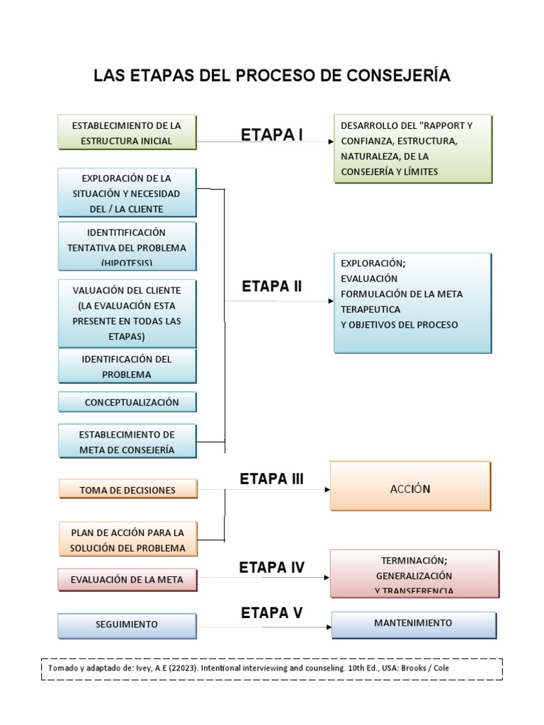 Etapas de Consejería Profesional | PDF