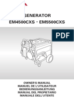 Groupe Electrogèen Honda EM4500CXS2