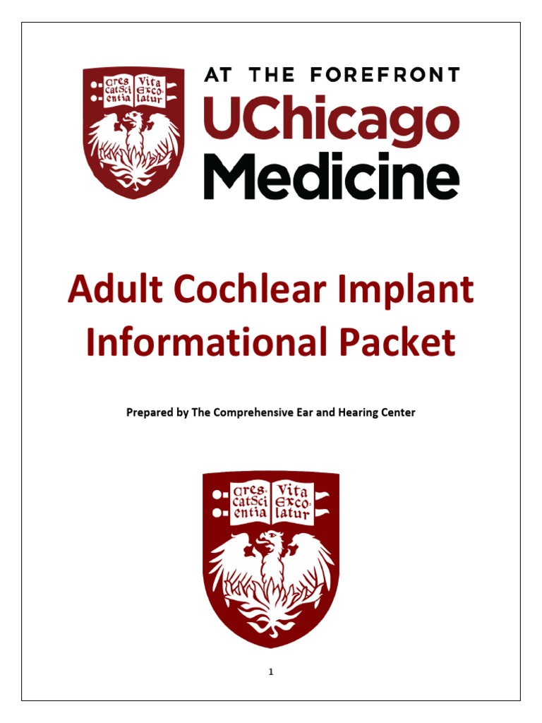 Adult Cochlear Implant Guide | PDF | Hearing Loss | Audiology