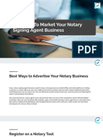 Best Tips To Market Your Notary Signing Agent Business