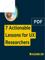 7 Actionable Lessons For UX Researchers by Prof Lennart 1674429407