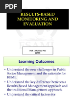 Results-Based M&e