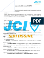 Règlement Intérieur JCI Sidi Hassine