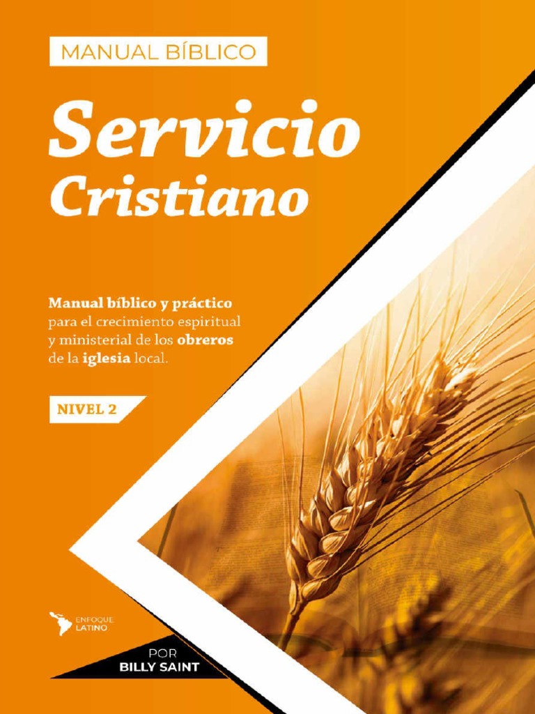 Manual Bíblico de Servicio Cristiano Billy Saint Spanish Edition | PDF ...