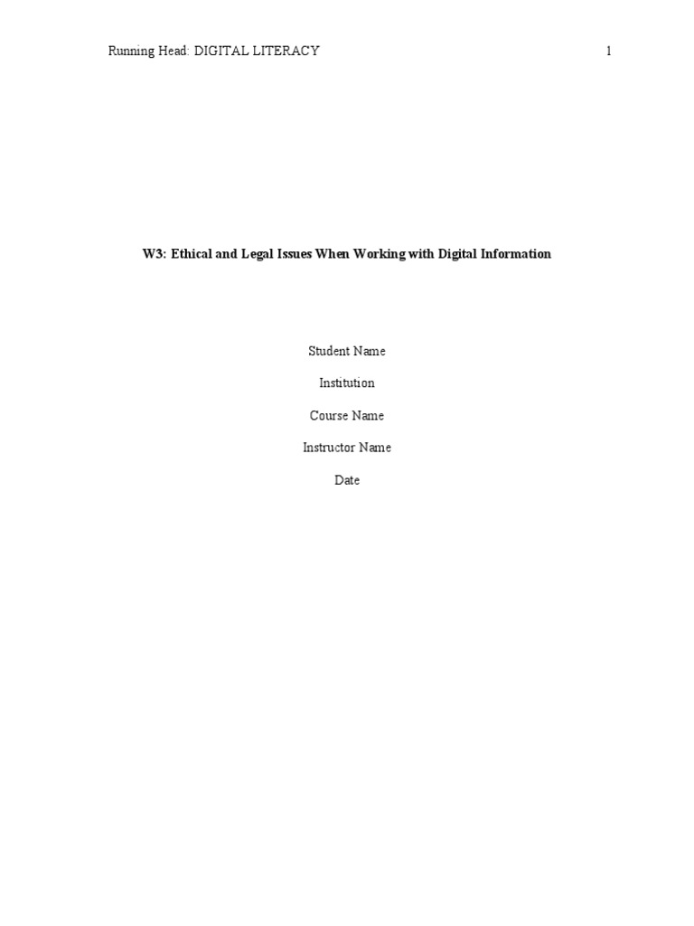 Ethical Issues in Digital Plagiarism | PDF | The New York Times ...