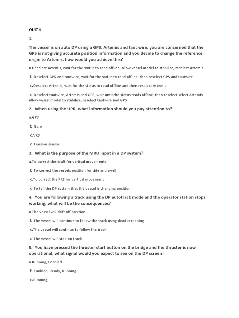DP Quiz: Revalidation Exam Questions | PDF | Technology & Engineering