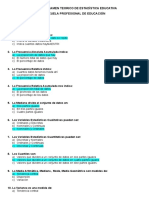 Primer Examen Teorico de Estadistica Educativa