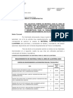 No. 0004 SOLICITUD DE COMPRA DE MATERIAL PARA AREA DE LLANTERIA GESTION 2023