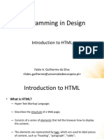 ProgDesign Aula 04 Intro HTML