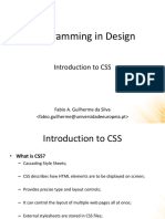 ProgDesign Aula 05 Intro CSS