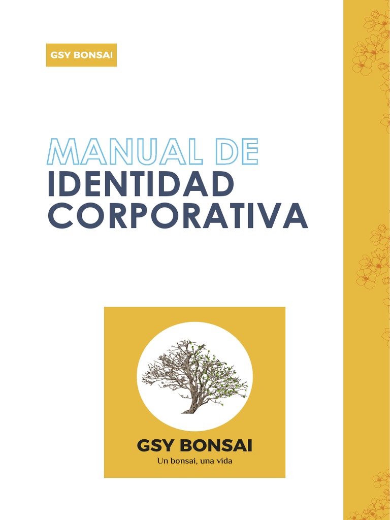 Manual de Identidad GSY BONSAI | PDF | Bonsai | Marca