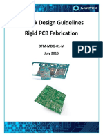 Multek Fabrication Guidelines - PCB Fabrication