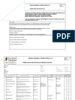 ITP for Wall Panels Installation