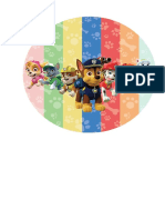 diseño bolsa paw patrol