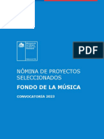 Seleccionados Fondo Musica 2023