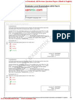 SSC CGL Tier 2 (Mains) English Question Paper 18 November 2020