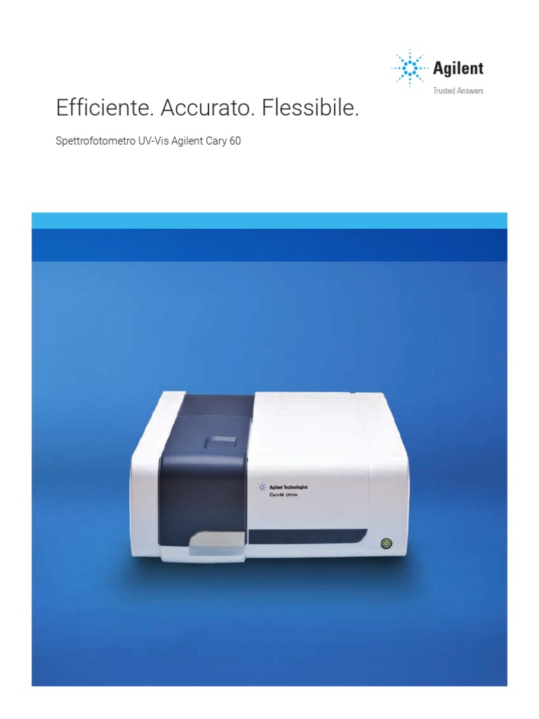 Agilent 5990-7789ITE Cary 60 UV-Vis Bro | PDF