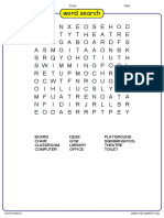 Word Search Clues