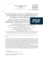 Inter-Laboratory Study of Published Disc Diffusion Protocols