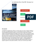 Excel Visual Basic para Aplicaciones (Paso A Paso) PDF - Descargar, Leer