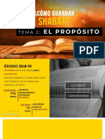Tema 2 - El Propósito Cómo Guardar SHABAT