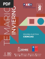 2027 26 01 23 Temario Paes Invierno Ciencias | PDF | Evolución | Química