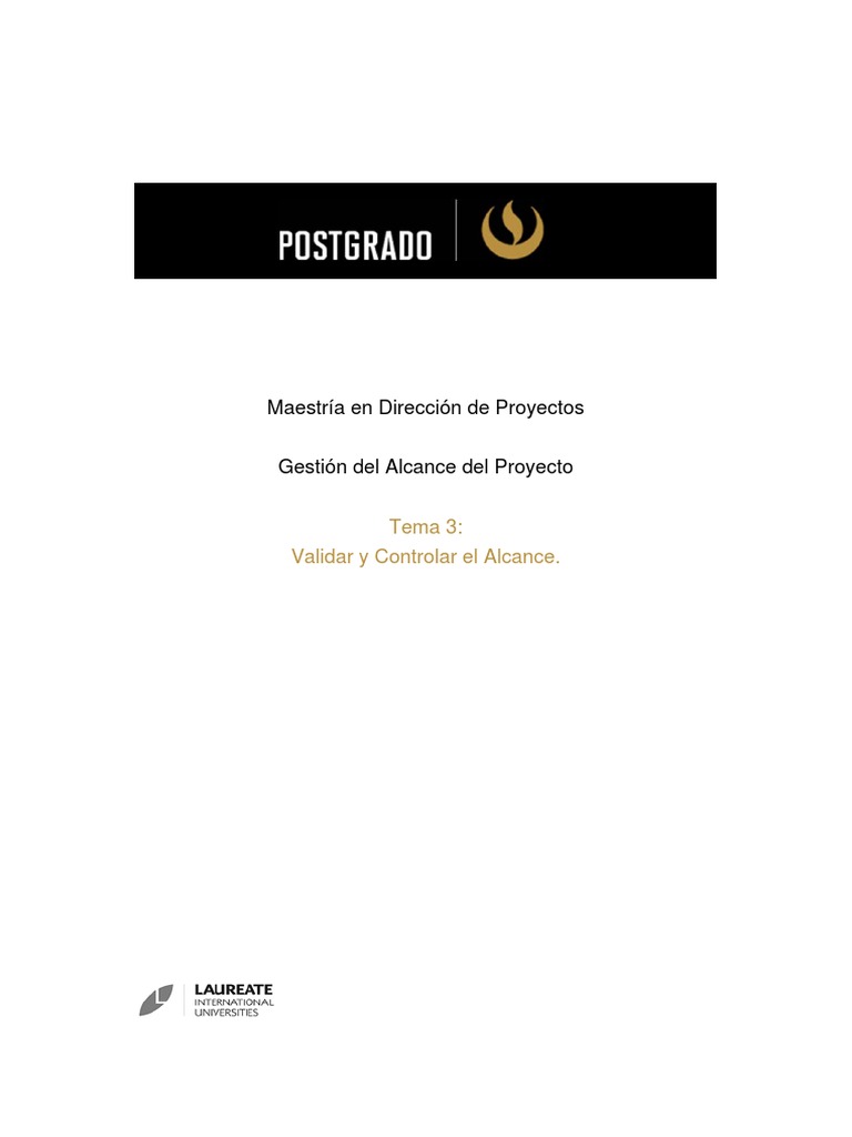 Tema3 validar y controlar el alcance pdf business