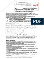 BALANCEO DE ECUACIONES DE ÓXIDO REDUCCIÓN - DECIMO TERCER TRIMESTREdocx