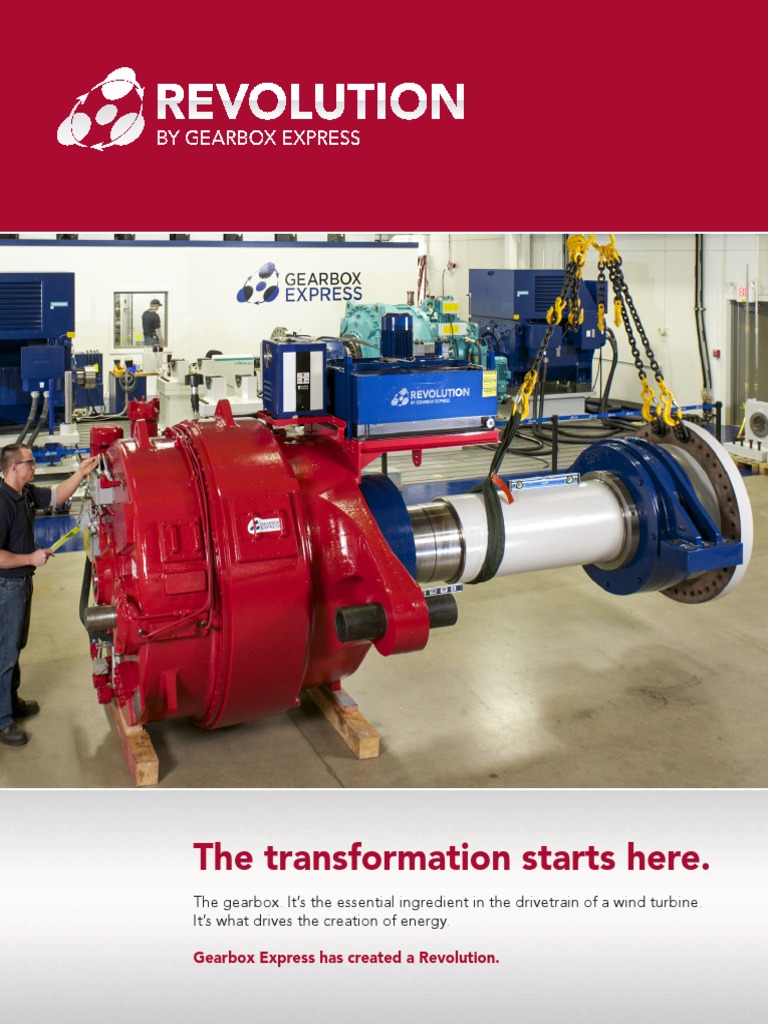 GBX Revolution Brochure LR | PDF | Bearing (Mechanical) | Gear