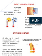 Temperatura y Equilibrio Térmico