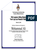 FMS Workshop Certificate4