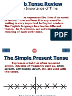 VERB TENSES REVIEW PPT