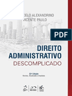 Resumo Direito Administrativo Descomplicado Caderno de Questoes Marcelo Alexandrino Vicente Paulo