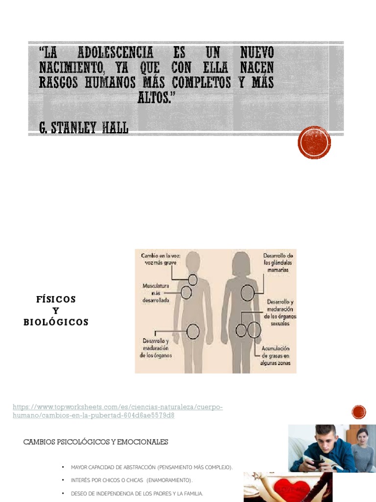 Cambios en la Adolescencia: Físicos y Emocionales | PDF | Autoestima ...