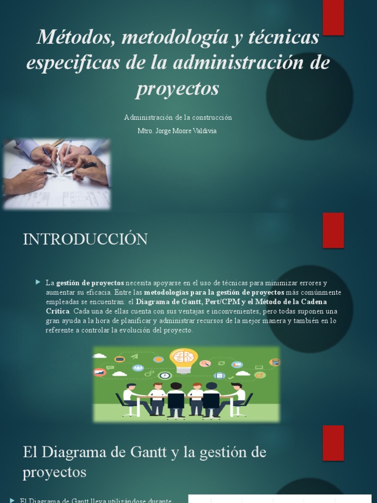 Métodos Efectivos en Gestión de Proyectos | PDF | Gestión de proyectos