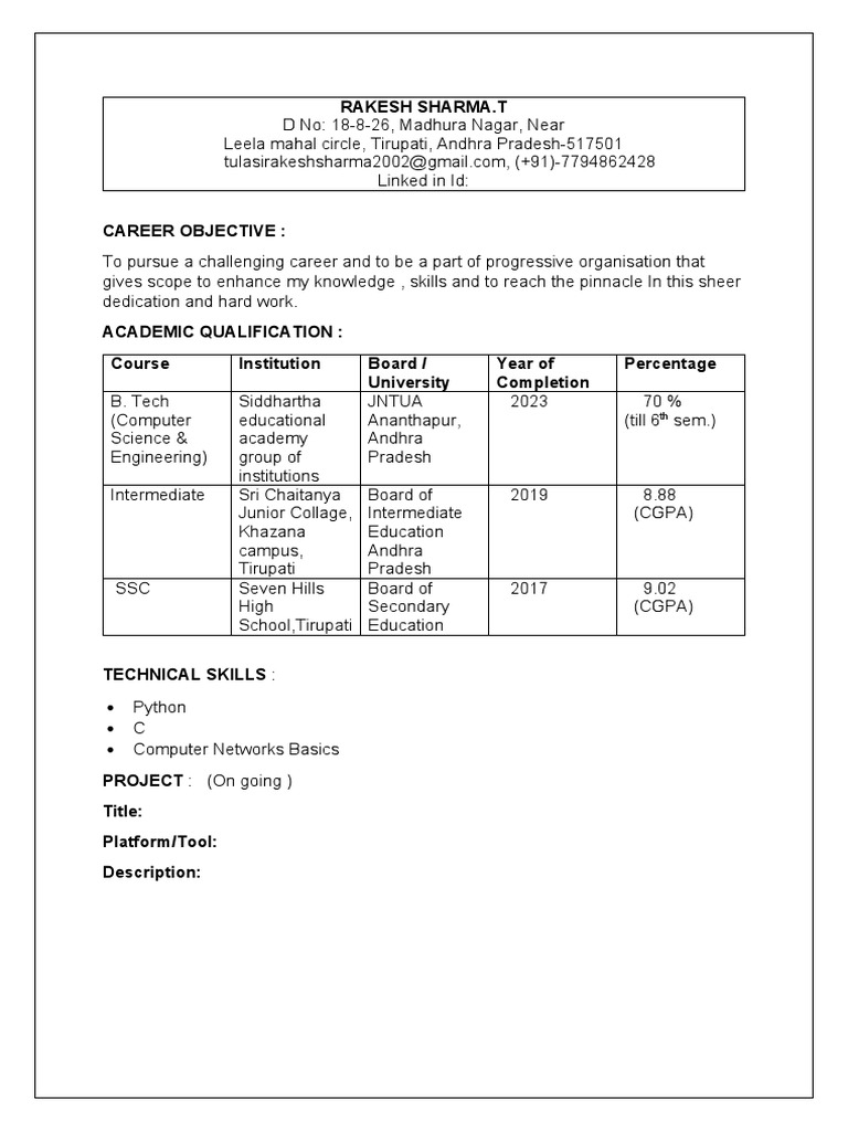 Rakesh Sharma Resume1 PDF