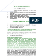 Download AMALAN DOA MAHA REZEKI by Raden Mas Syahid Maulana SN62383295 doc pdf
