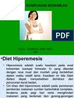 Diet Hiperemesis Dan Preeklampsia