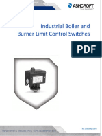 Industrial Boiler and Burner Limit Control Switches