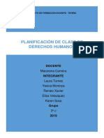 Derechos Humanos - Planificación