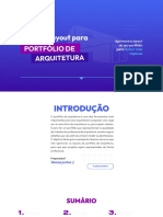 Guia de Layout para Portfólio de Arquitetura