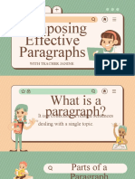 Developing An Effective Paragraph