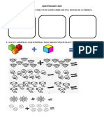 Ejercicios de lenguaje y matemáticas para primaria