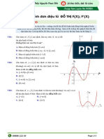 Bài 1.2 Tính đơn điệu của hàm số qua đồ thị f (x), đồ thị f' (x)