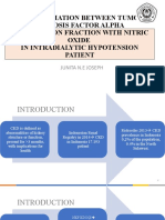 Proposal Hubungan NO & TNF - A DGN EF Pada Hipotensi Intradialitik