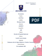 Resumen de Lo Especificado de La LEY - Ashel Henriquez A00105517