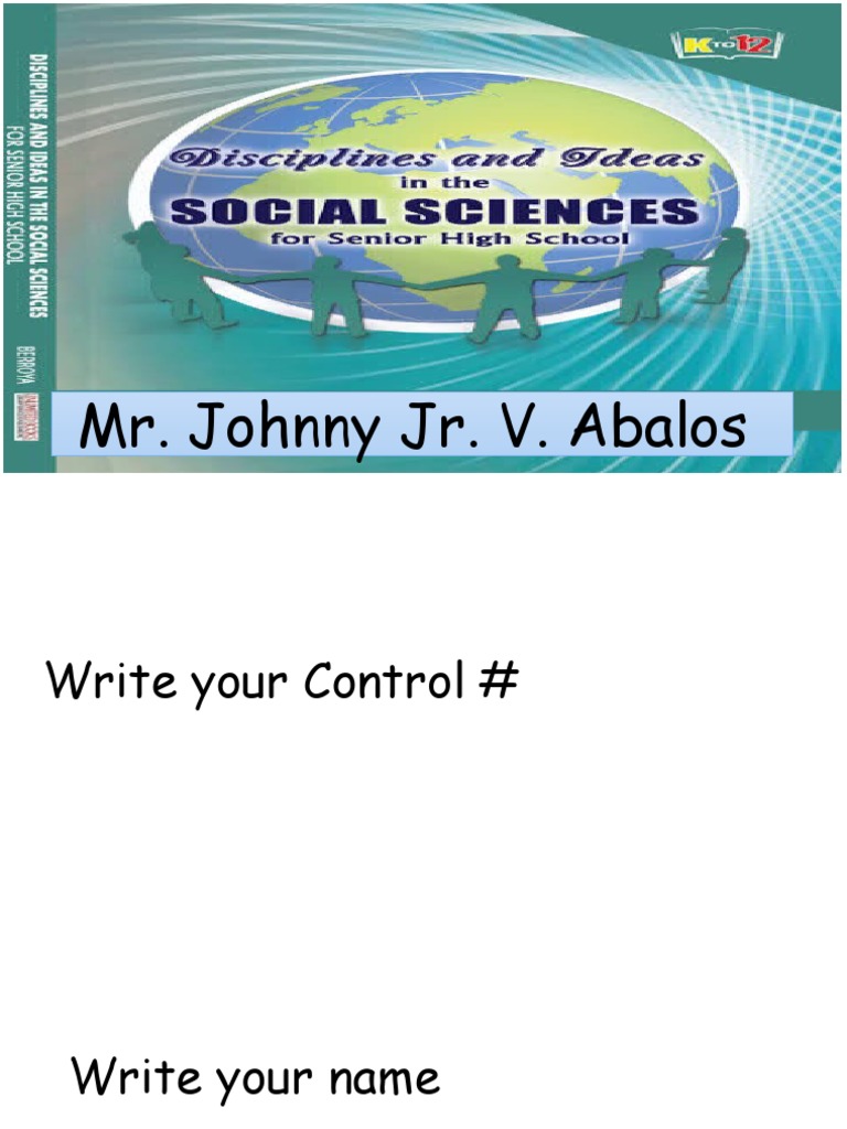 1S MID3 Introduction To Social Sciences 3 | PDF | Positivism | Science