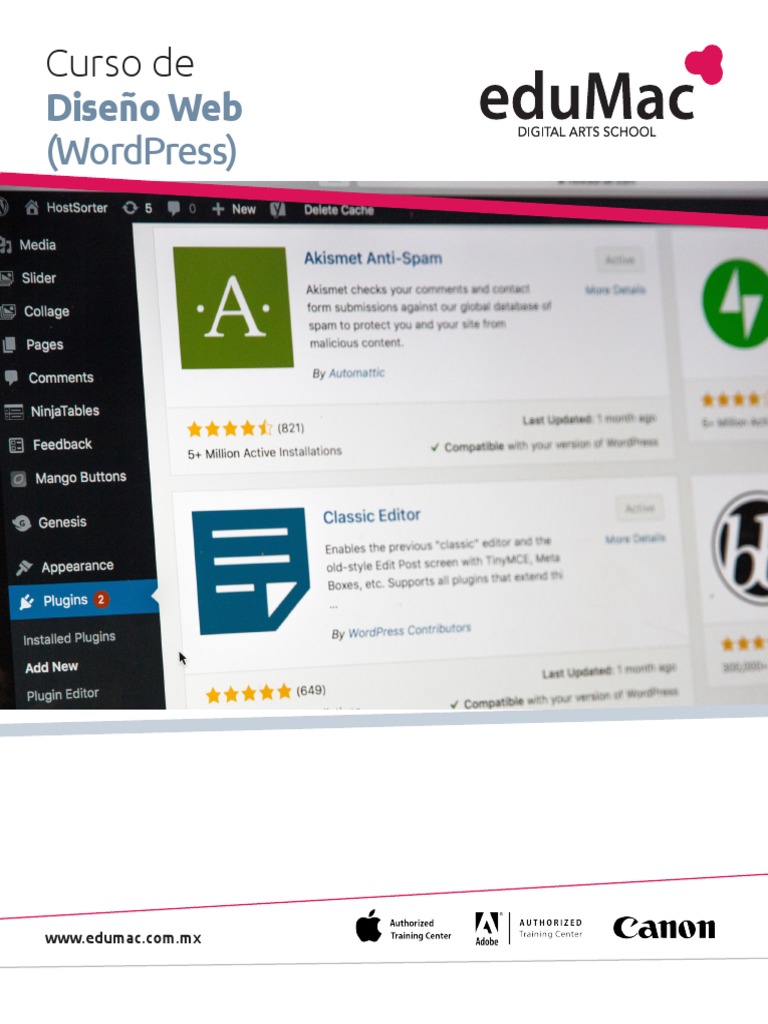 Curso de WordPress | PDF | Word Press | Página web